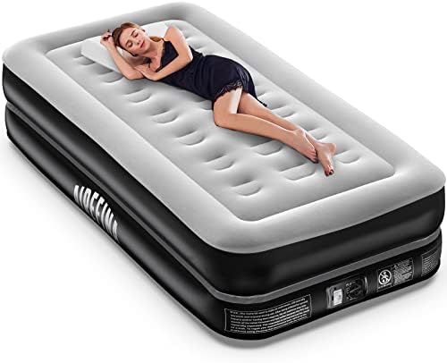 Inflatable Airbed Mattress with Built-in Electric Pump - Single/Double