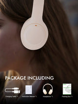 Wireless Headset With Full Coverage, Over-ear Design