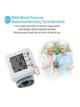 Electronic Wrist Blood Pressure Monitor With Voice Prompt