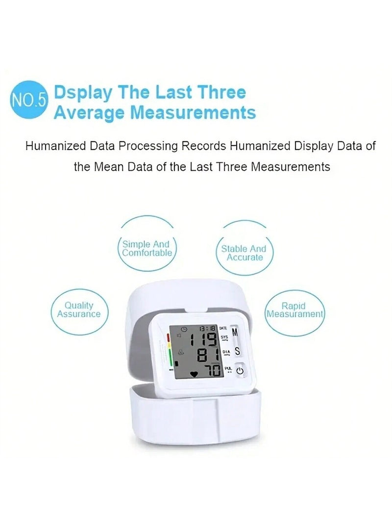 Electronic Wrist Blood Pressure Monitor With Voice Prompt