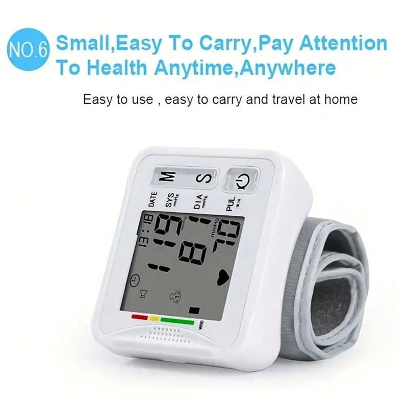 Electronic Wrist Blood Pressure Monitor With Voice Prompt