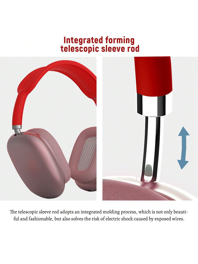 Bluetooth-Compatible Over Ear Stereo Dual Channel Headsets