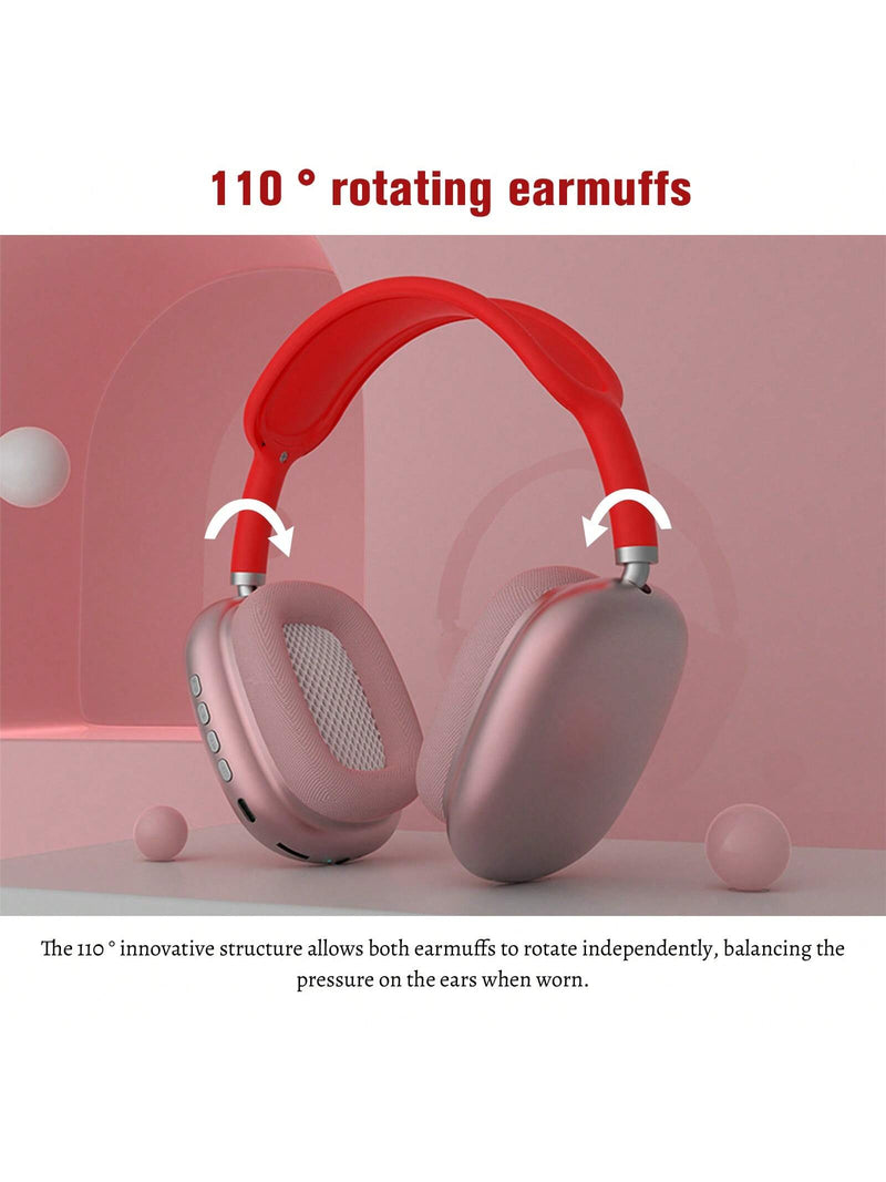 Bluetooth-Compatible Over Ear Stereo Dual Channel Headsets