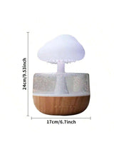 1pc Rain Cloud Aromatherapy Diffuser With Night Light